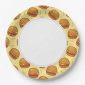 Burgers Pappteller (Vorderseite)