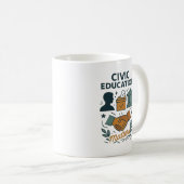 Bürgerschaftliche Bildung zählt Kaffeetasse (VorderseiteRechts)