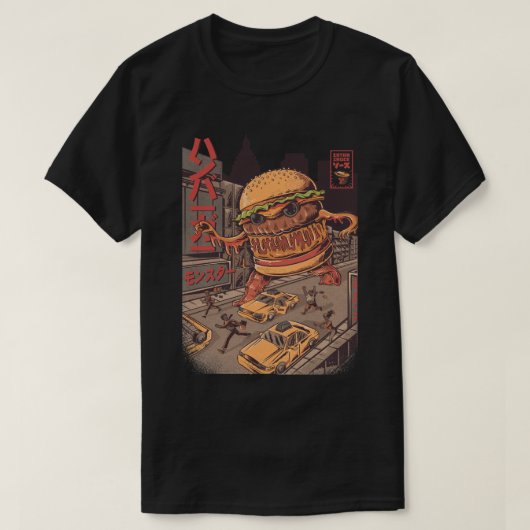 BurgerZilla T-Shirt (Design vorne)