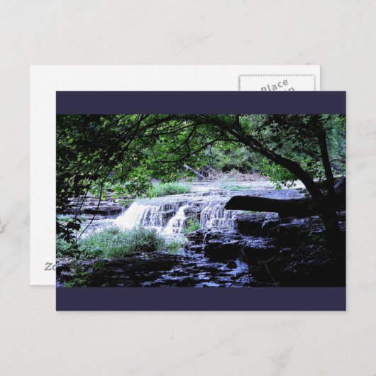 Burgess Falls Postkarte (Vorne/Hinten)