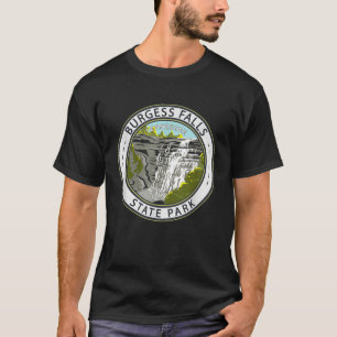 Burgess Falls State Park Tennessee Abzeichen Vinta T-Shirt