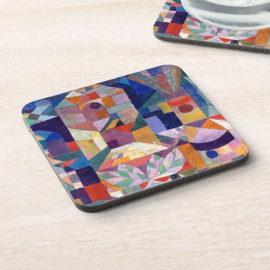 Burggarten - Paul Klee - Getränkeuntersetzer (Linke Seite)