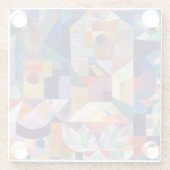 Burggarten - Paul Klee - Glasuntersetzer (Rückseite)