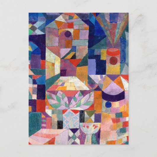Burggarten - Paul Klee - Postkarte (Vorderseite)
