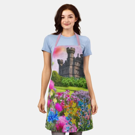 Burggarten Schürze (Getragen)