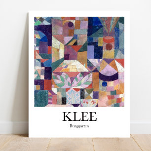 Burggarten von Paul Klee Poster