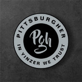 Burgh Black Gold Pgh City Active Fitness Yinzer T-Shirt