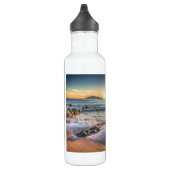 Burgh Island aus Bantham am Sundown... Trinkflasche (Rechts)