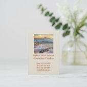 Burgh Island aus Bantham an Sundown... Telefonnummerkarte (Stehend Vorderseite)