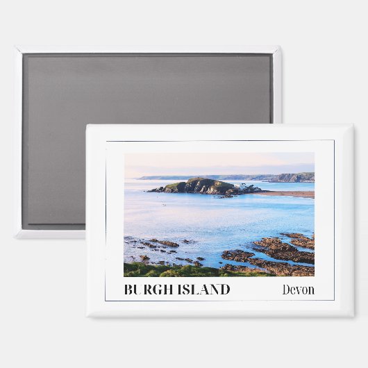 Burgh Island, Devon, England Magnet (Vorderseite/Rückseite)