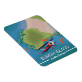 Burgh Island Devon Reiseplan Magnet (Rechte Seite)