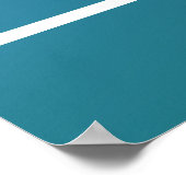 Burgh Island Devon Reiseplan Poster (Ecke)