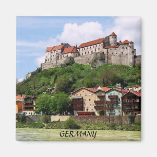 BURGHAUSEN SCHLOSS, DEUTSCHLAND MAGNET