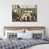 Burghof, 1762 leinwanddruck (Insitu (Schlafzimmer))