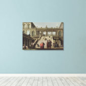 Burghof, 1762 leinwanddruck (Insitu (Holzboden))