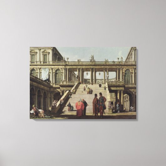 Burghof, 1762 leinwanddruck (Vorderseite)