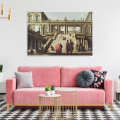 Burghof, 1762 leinwanddruck (Insitu (Wohnzimmer))