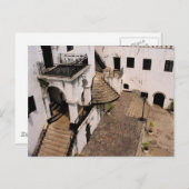 Burghof von elmina Postkarte (Vorne/Hinten)