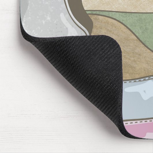 Burghügel boulding Neuseeland Mousepad (Ecke)