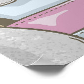 Burghügel boulding Neuseeland Poster (Ecke)