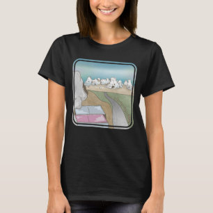 Burghügel boulding Neuseeland T-Shirt