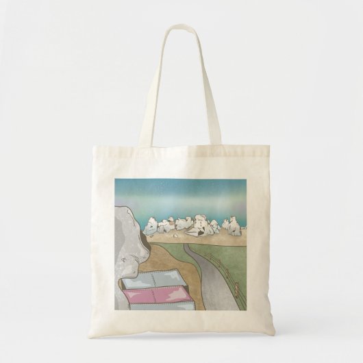 Burghügel boulding Neuseeland Tragetasche (Vorne)