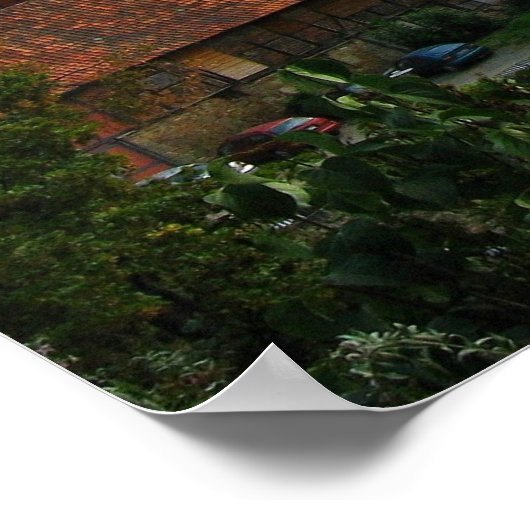 Burghügel Quedlinburg Poster (Ecke)