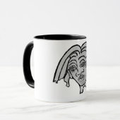 Burgin durch S. Drake Mug Tasse (Vorderseite Links)