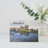 Burgkarte Eilean Donan Postkarte (Stehend Vorderseite)