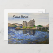 Burgkarte Eilean Donan Postkarte (Vorne/Hinten)