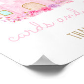 Burgkarten und Geschenke Geburtstag Zeichen Poster (Ecke)