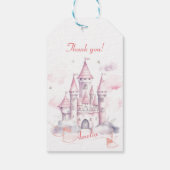 Burgkönigin 1. Geburtstag Party Geschenkanhänger (Rückseite)