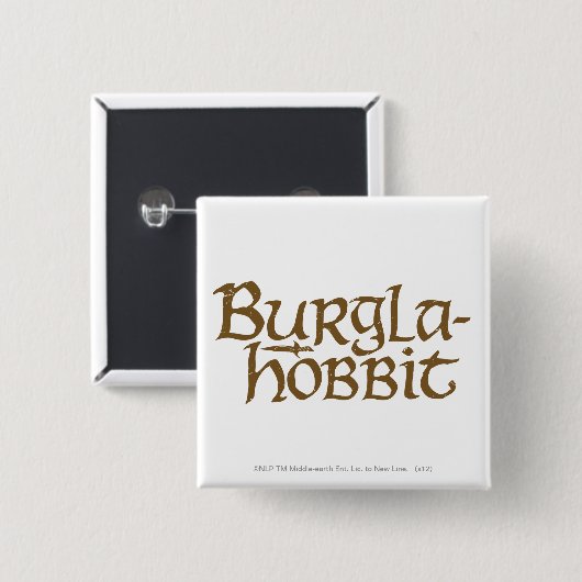 Burgla Hobbit Button (Vorne & Hinten)