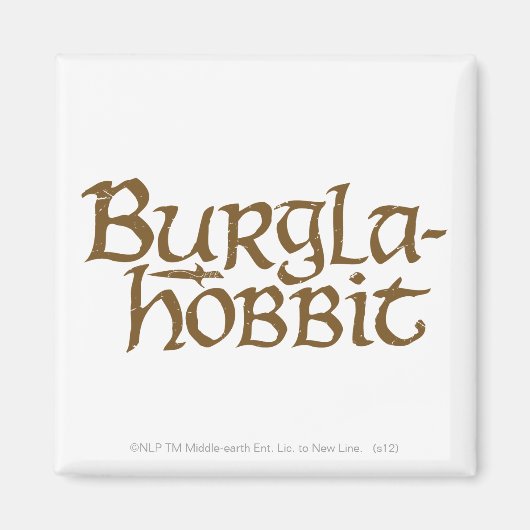 Burgla Hobbit Magnet (Vorne)