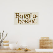 Burgla Hobbit Poster (Küche)