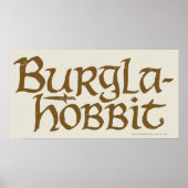 Burgla Hobbit Poster (Vorne)