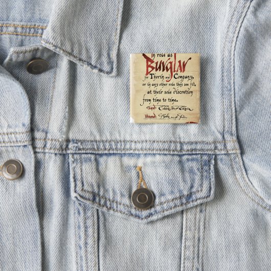 Burglar-Vertrag Button (Beispiel)