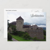Burgliechtenstein vaduz postkarte (Vorne/Hinten)