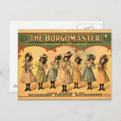 Burgomaster Vintages Theaterposter Postkarte (Vorne/Hinten)