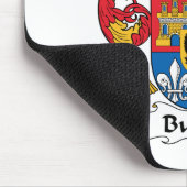 Burgos-Familienwappen Mousepad (Ecke)