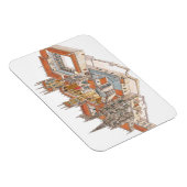 Burgos Kathedrale. Spanien Magnet (Rechte Seite)