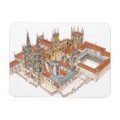 Burgos Kathedrale. Spanien Magnet (Horizontal)