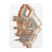 Burgos Kathedrale. Spanien Magnet (Vertikal)