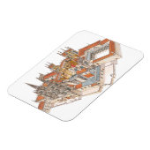 Burgos Kathedrale. Spanien Magnet (Linke Seite)