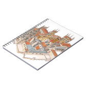 Burgos-Kathedrale. Spanien Notizblock (Linke Seite)