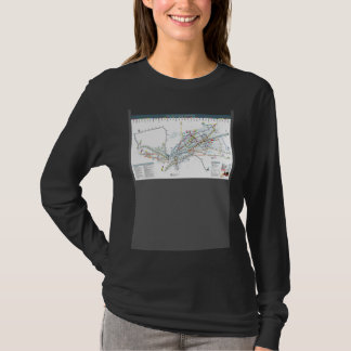 Burgos Line Map Spain HD T-Shirt