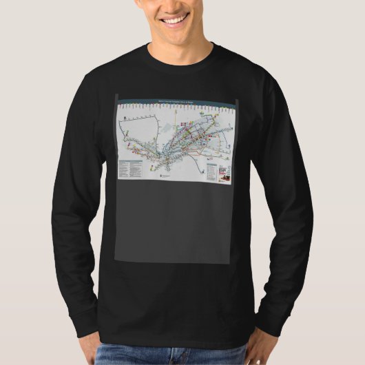 Burgos Linienkarte Spanien HD T-Shirt (Vorderseite)