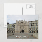 Burgos Postkarte (Vorne/Hinten)