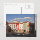Burgos, Spanien, Postkarte (Vorne/Hinten)