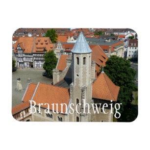 Burgplaz, Braunschweig, Deutschland Magnet